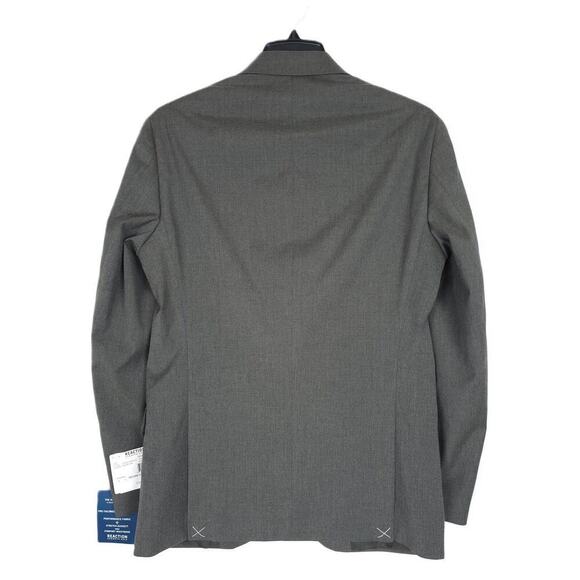 Kenneth Cole Reaction Men's Slim-Fit Stretch Suit Jacket Charcoal Stripe 36R NWT - Picture 3 of 6